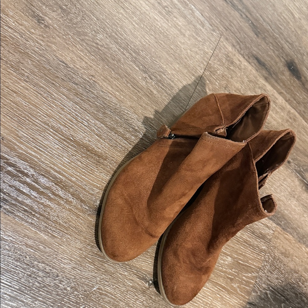Maurices Tan Ankle Booties